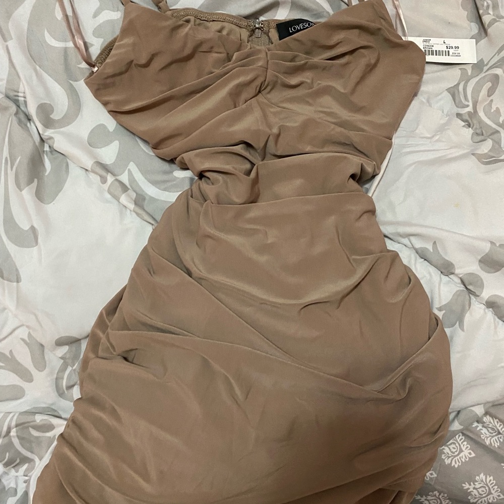 Tan dress